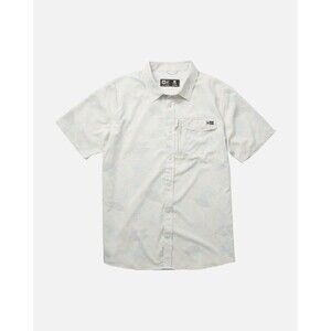 Salty Crew Men's Feeding Frenzy Wax S/S Tech Woven Button-Up Size L MSRP $72